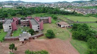 Adeyemi College of Education Aerial View 5 - Main gate, hostels and Matriculation event center