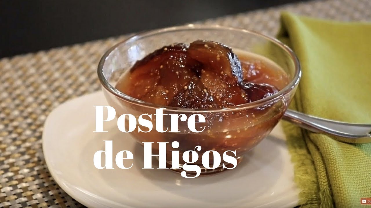 Postre de Higos  / Recetas Faciles - Sabores Nuevos