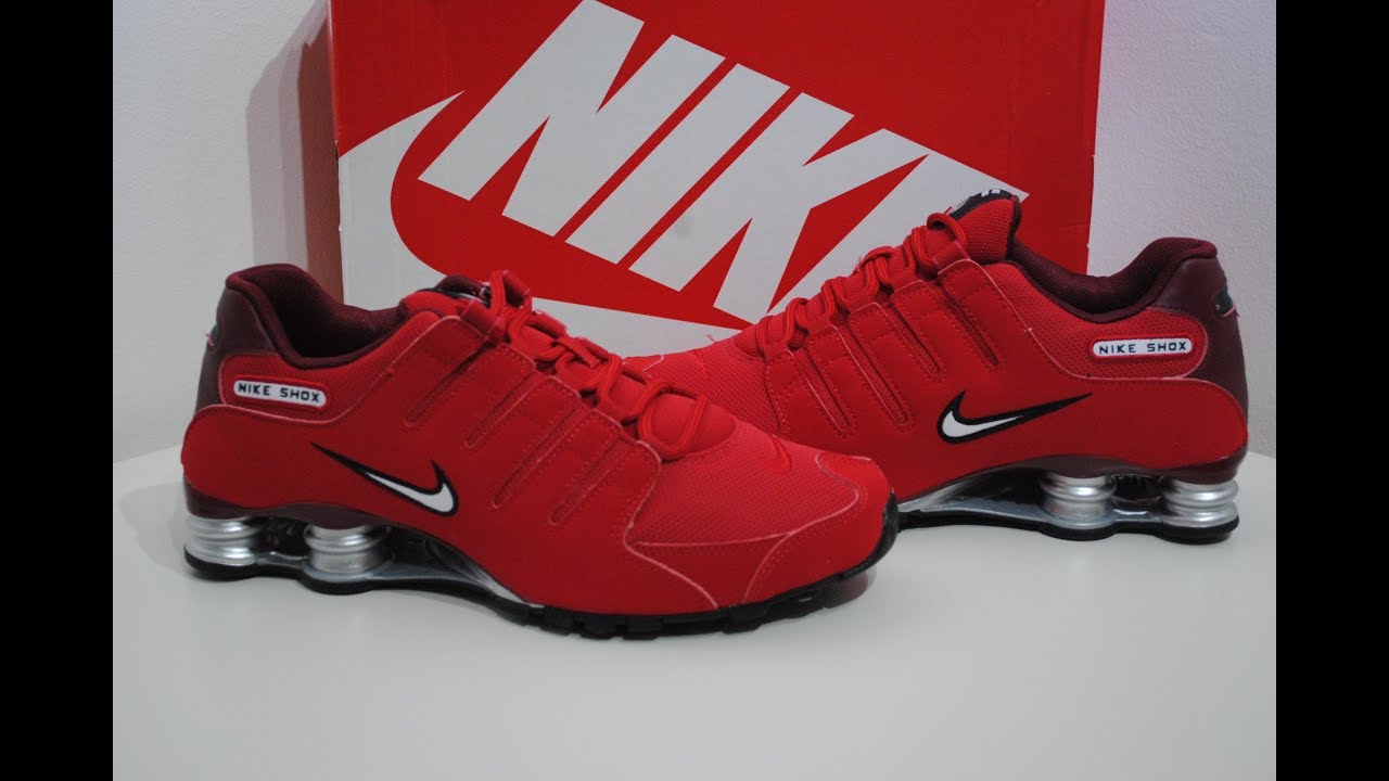 nike shox nz university red