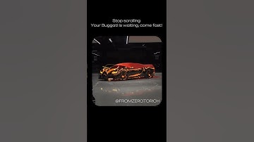Stop Scrolling 🚦 Your Bugatti Awaits 💎 #DreamCar #Wealth #Success