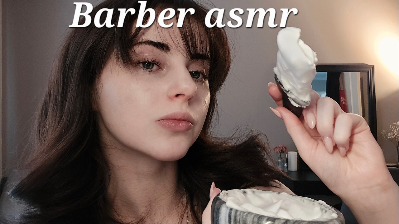ASMR Barber shop cut and shave
