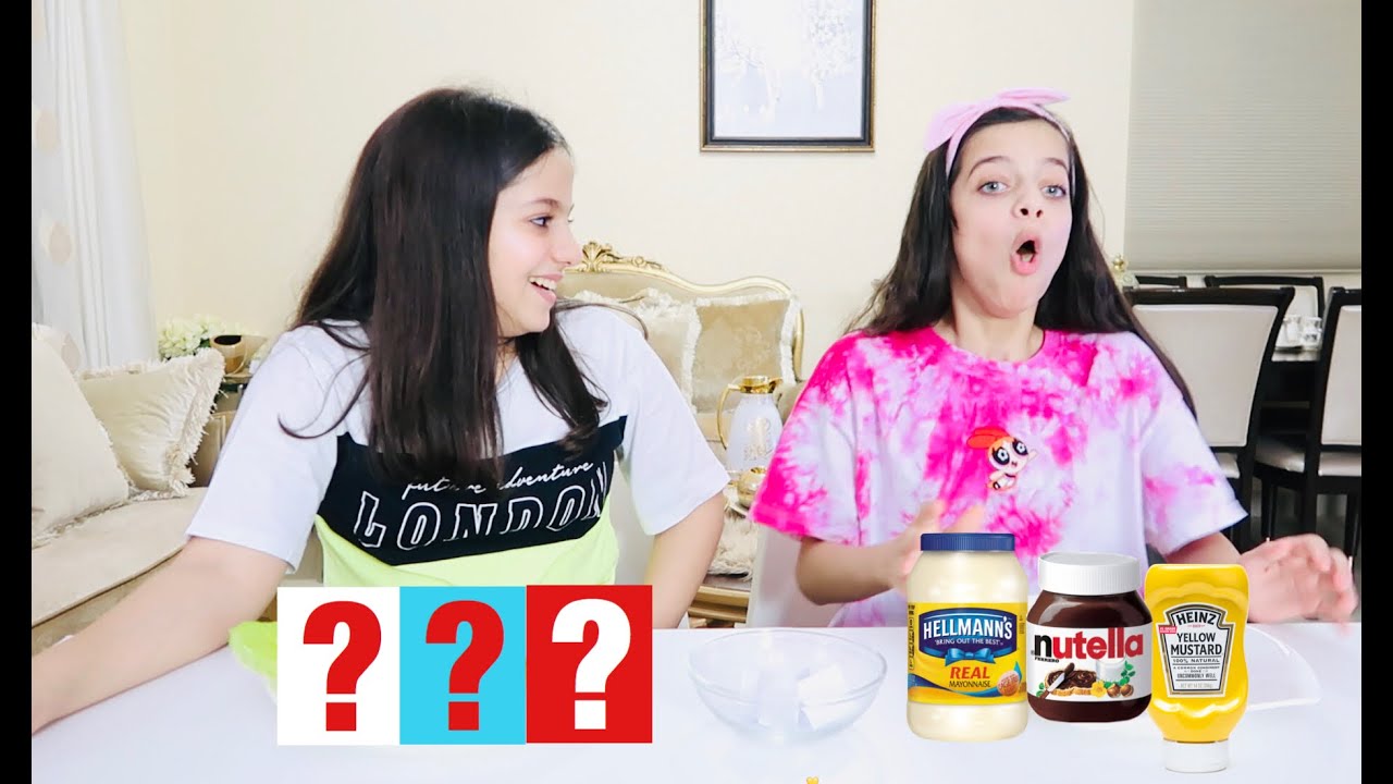 تحدي الأكل ب3 ألوان !! 😱