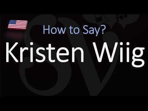 Kristen Wiig을 발음하는 방법? (바르게)