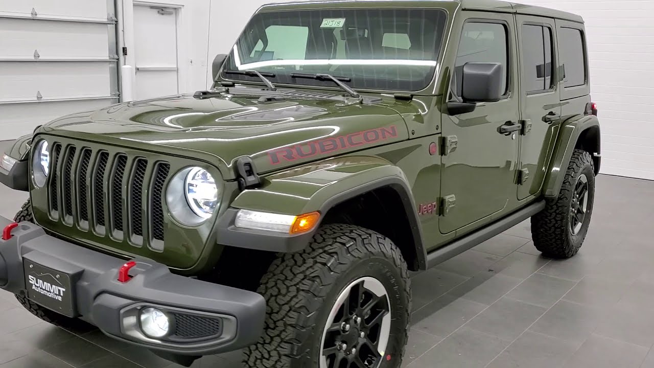 Actualizar 70+ imagen army green jeep wrangler rubicon