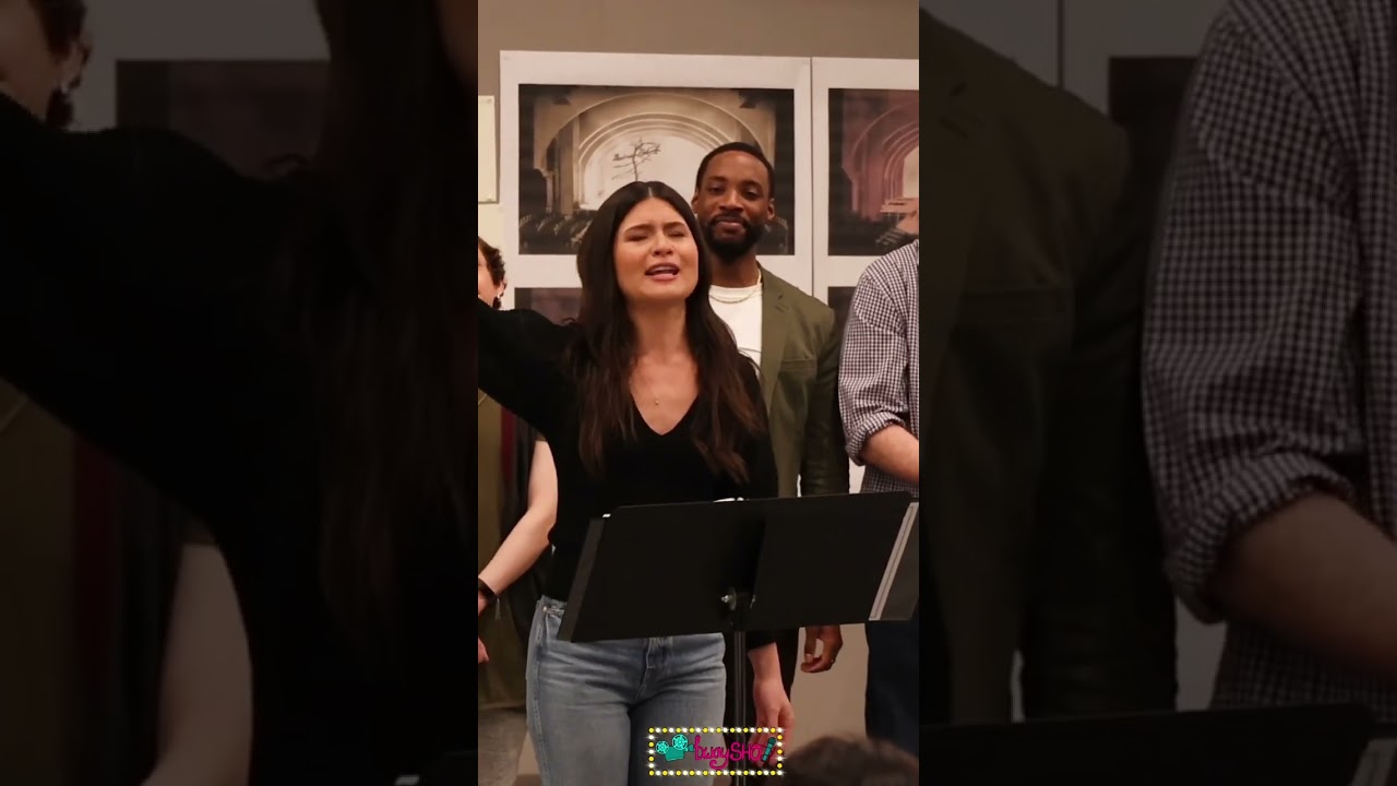 Phillipa Soo & the cast of Camelot Broadway: “The Lusty Month of May” at Lincoln Center
