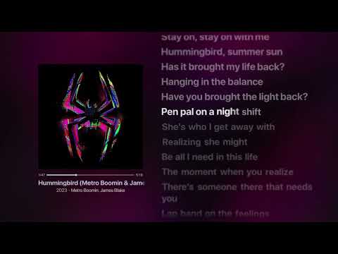 Metro Boomin James Blake Hummingbird