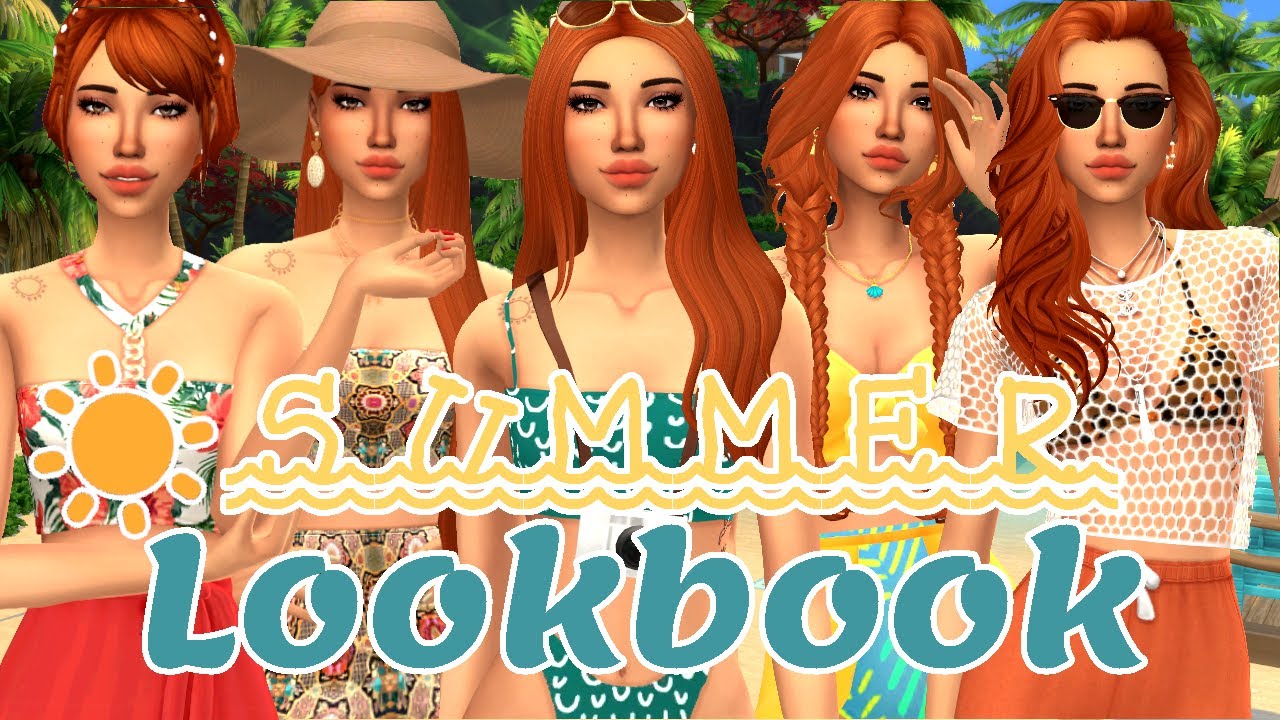 The Sims 4 Cc Lookbook 2 Summer Lookbook Collab Youtube - Vrogue