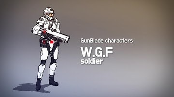 [GunBlade] character turntable video / 3ds max cartoon render anime