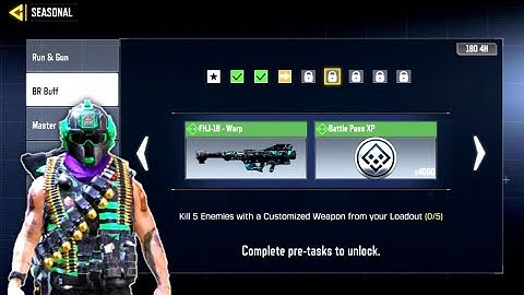 BR Buff Mission 5|kill 5 Enemies with a Customized Weapon from your Loadout|Call of Duty Mobile