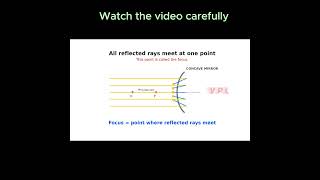 What Is a Concave Mirror? 🪞 How Mirrors Focus Light in 30 Seconds  #physicsshorts #students