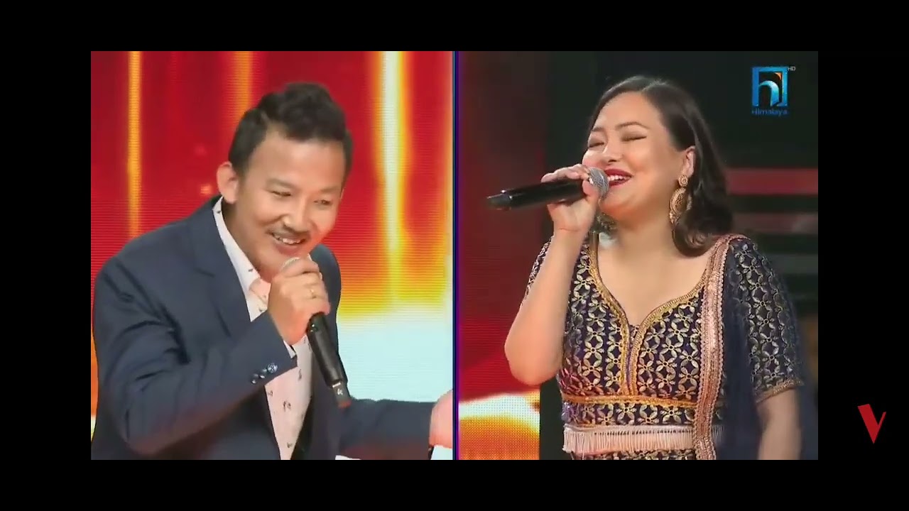 The voice of nepal season 5. Binod rai /vs/ smita jaba sajha parcha ...