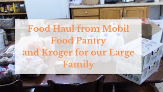 Mobile Food Pantry Haul for our Large Family