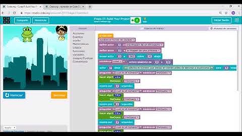 Aprendiendo a programar con code.org muy divertido
