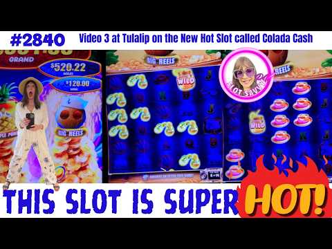 🚨🍀🏆$9 BET wins BIG on New Hot Slot called COLADA CASH, #coladacashslot, #jackpots, #handpays