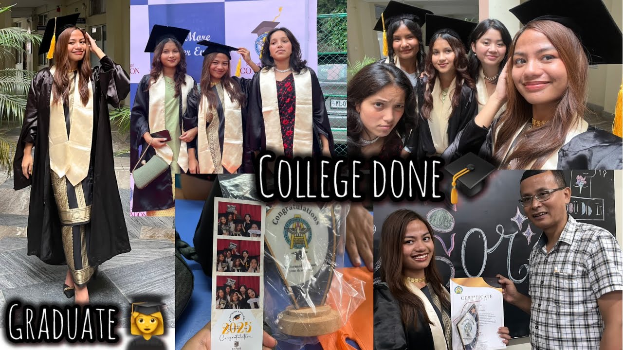 Finally done with college 🥺(graduation day✨)vlog