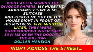 Divorced💔Husband Kicked Me Out Before Mistress.5mins Later,They Froze As I Open The $MVilla Opposite