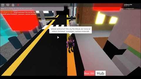 Roblox Blockate Tutorials Part 1 (Conveyor and Cannon Tricks)