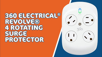 360 Electrical® Revolve - 4 Rotating Outlet Surge Protector