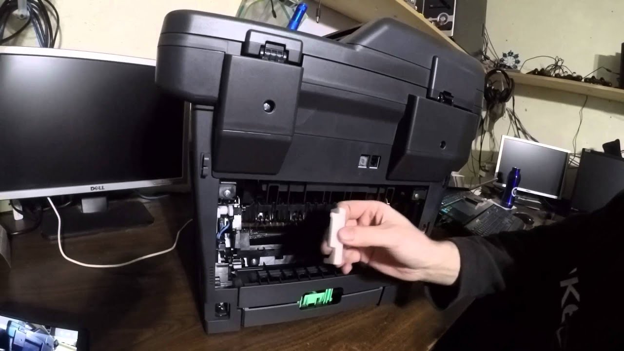 Brother MFC8710DW Fuser Change - Taking Out of Printer - YouTube