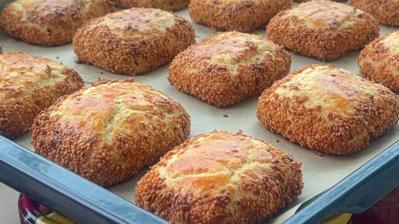 ÇAY DEMİNİ ALANA KADAR 10 DAKİKADA HAZIRLA VER FIRINA 💯 MAYASIZ KARE POĞAÇA TARİFİ