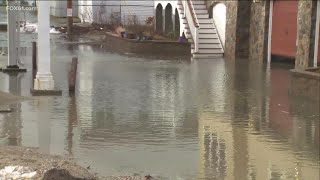 In Milford, preparing for high tide
