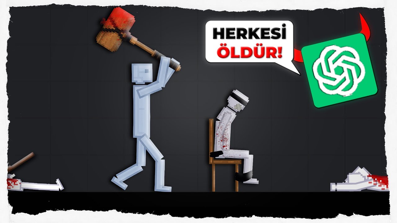 People Playground'da Yapay Zekayla KORKUNÇ Deneyler Yaptım!