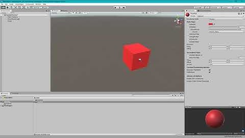 Unity3D How to create a material in Unity and assign to a GameObject