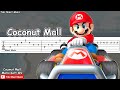 Mario Kart Wii - Coconut Mall Guitar Tutorial