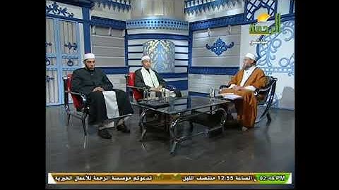 فضيله القارئ أحمد خفاجه على شاشه قناه الرحمه