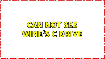 Ubuntu: Can not see Wine