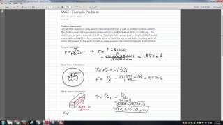 SageMathCloud - Example Problem (Key Analysis)