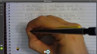 Alg 1 Notes 2 5 Solving Inequalities