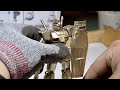 Melt Gundam and Transform It Into Special Brass Figure! Process of Korean Plastic Model Craftsmen