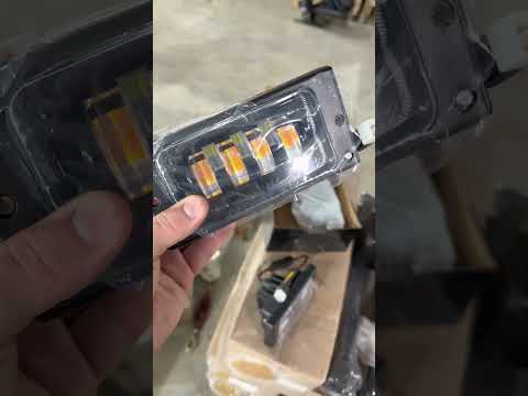 Туманки LED на ВАЗ 2110 (комплект 2шт) 7лінз (біле світло), видео 1