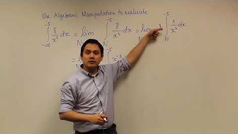 Improper Integral (Algebraic Method)