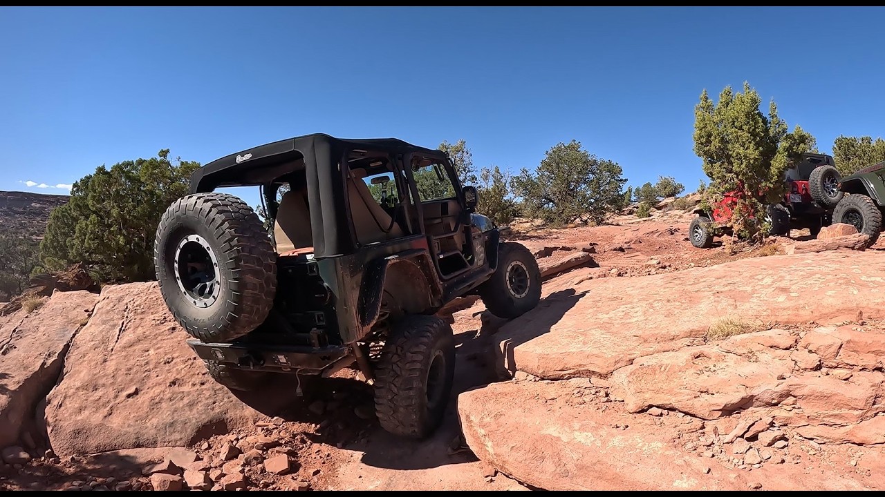 Moab 2025 - jeeping with family and friends. TJ, JKU, JL, JLU and gladiator