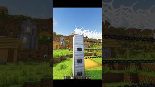 Minecraft Electric Fence to Protect your House😎⚡ #minecraft #shorts