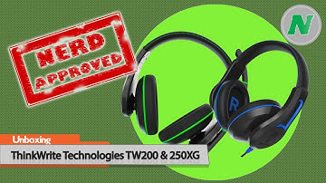 Unboxing The ThinkWrite TW 200 And 250XG Headsets