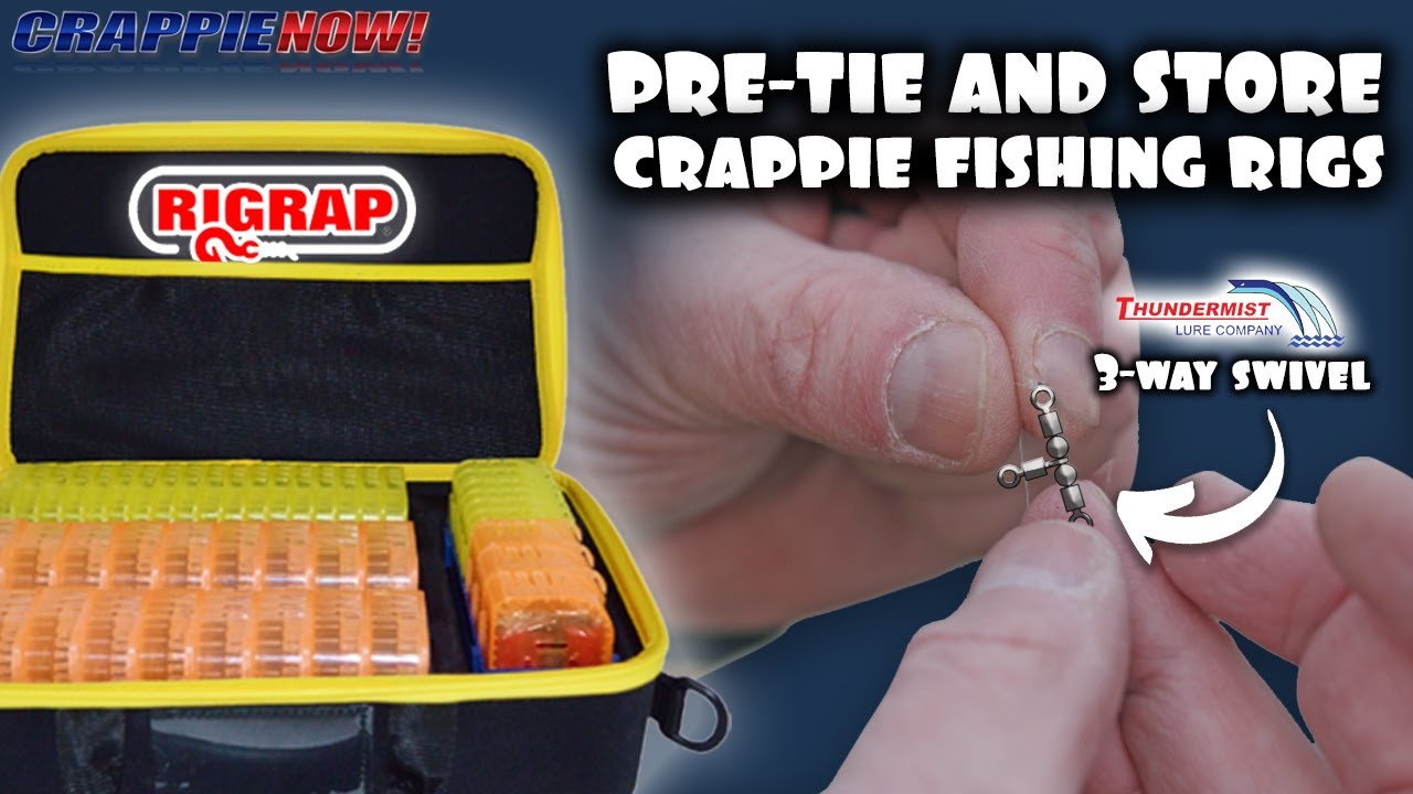 Pre-tie and Store Crappie Fishing Rigs 