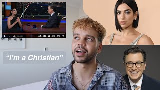 Famous Dua Lipa asks Stephen Colbert about his faith & this is what he said... Wealth