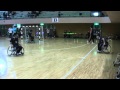パッチワークレディVS近畿医療福祉大学（2011車椅子ハンドボール全国大会)