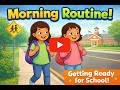 Good Morning Routine for Kids 🌸 | Firdous &amp; Feroza Morning Story | Learn Daily Habits