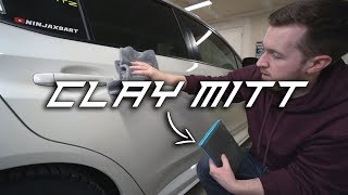 How to Clay Mitt (Extreme Contamination) 2016 Subaru WRX
