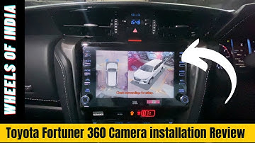 Toyota Fortuner 360 view Camera installation 🚨 #fortuner #fortuner360 #toyota #wheelsoftime 