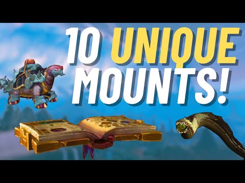 10 Unique WoW Mounts Guide | World of Warcraft | Dragonflight