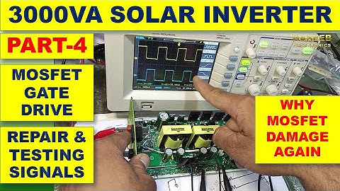 {446} How to Test MOSFET Gate Signal / How to Repair MOSFET Gate Drive Network/ MOSFET Failure Cause