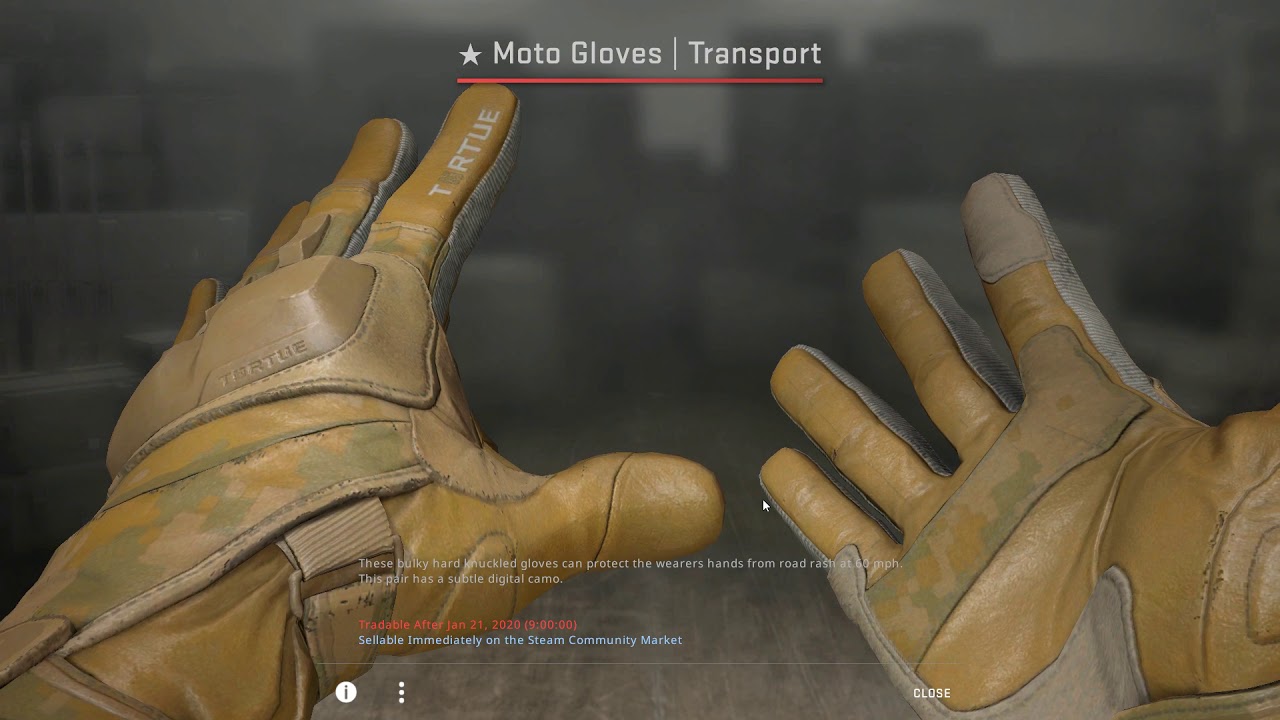 CSGO ★ Moto Gloves Transport Unboxing YouTube