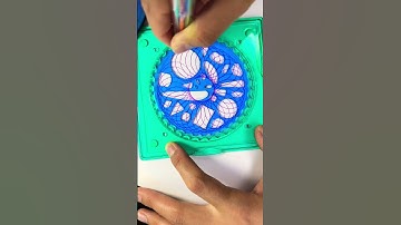 Amazing design 😻#2024 #spirograph #shorts #trending #asmr #satisfying #viral #art #skills #pattern
