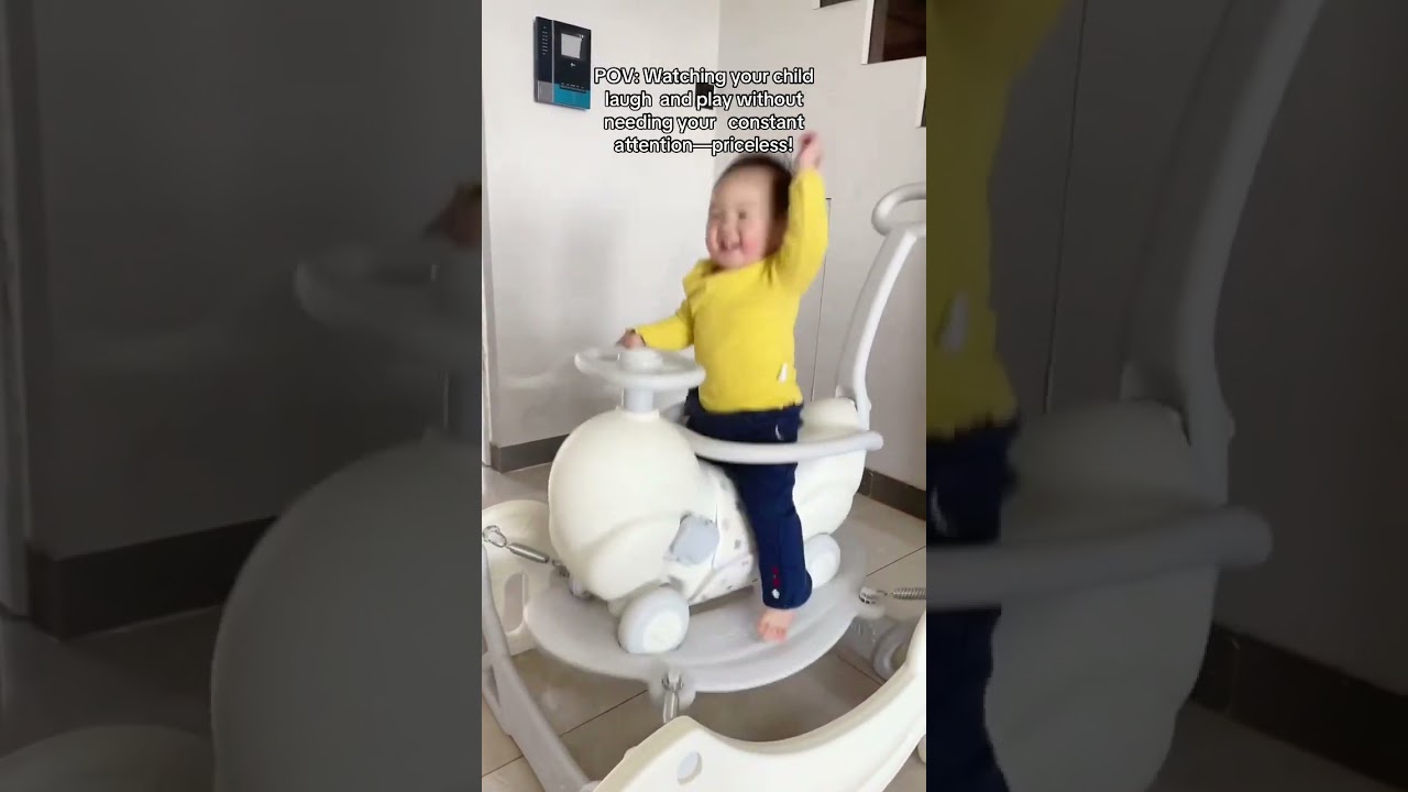 POV: Watching your child laugh  and play without needing your   constant attention—priceless!