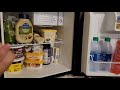 LIVING OUT OF A MINI FRIDGE, WATCH ME REARRANGE IT TO FIT HEALTHY FOOD ITEMS. AFTER MY GROCERY HAUL!